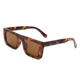 HS1240 - Retro Rectangle Flat Top Vintage Inspired Wholesale Square Sunglasses