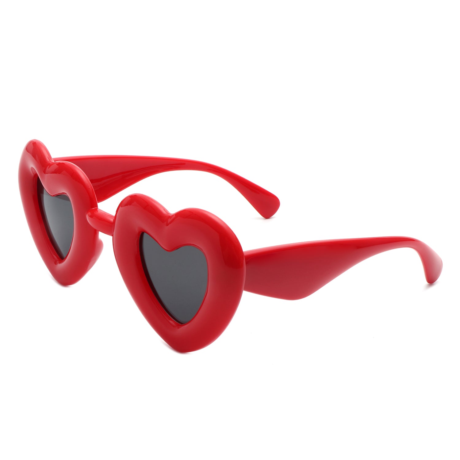 HS1233 - Fashion Heart Shape Thick Frame Party Colorful Wholesale Sunglasses