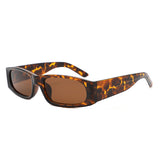 HS1301 - Rectangle Narrow Retro Fashion Square Wholesale Sunglasses