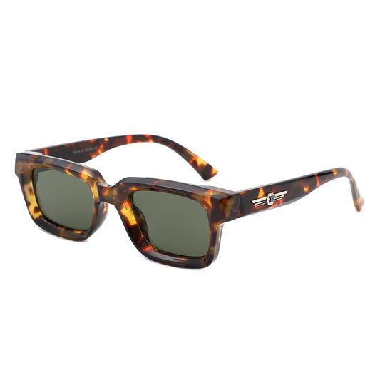 S2142 - Rectangular Retro Narrow Square Wholesale Sunglasses