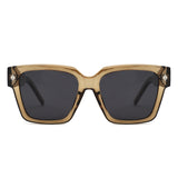 P/C006 - Oversized Bold Square Women Fashion Wholesale Sunglasses - Iris Fashion