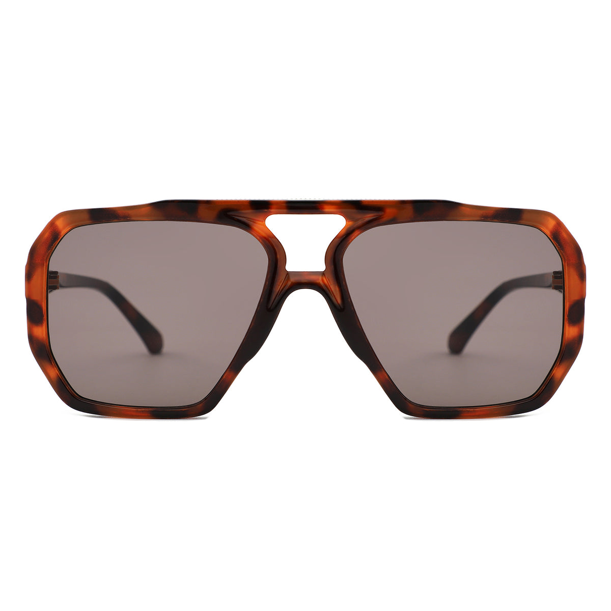 HS2268 - Women Oversized Square Fashion Aviator Sunglasses