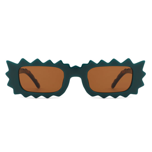 HS1309 - Rectangle Modern Fashion Irregular Wavy Square Wholesale Sunglasses