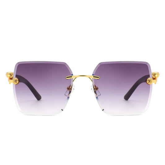 HJ2069 - Square Rimless Fashion Women Wholesale Sunglasses