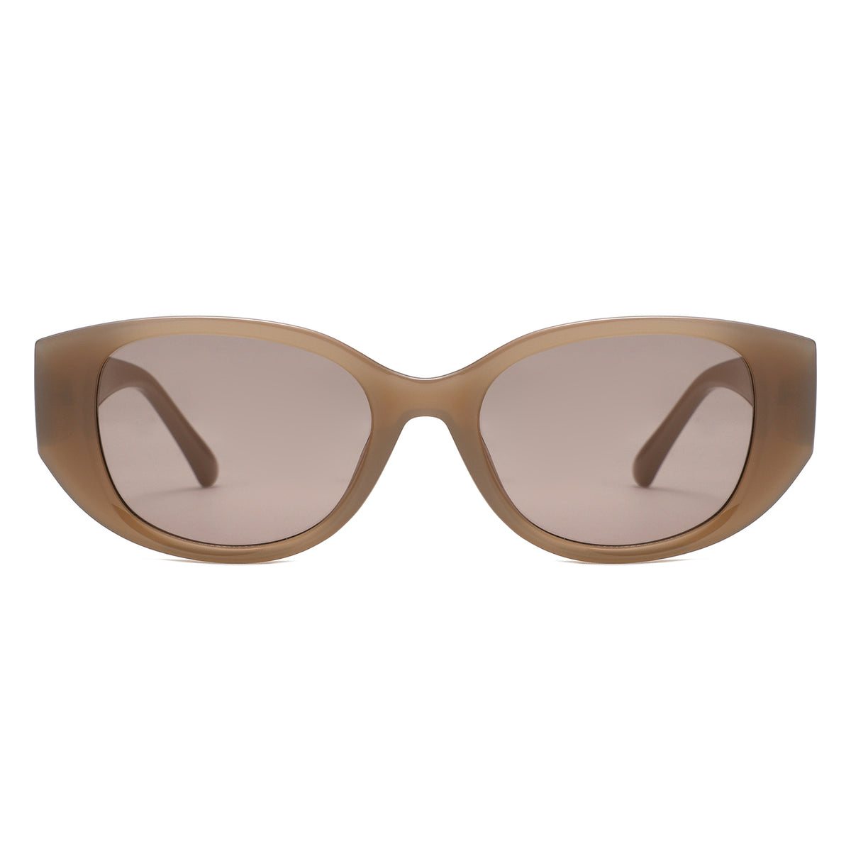 HS2214 - Women Oversized Oval Cat Eye Sunglasses - Iris Fashion
