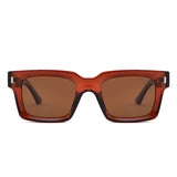 P/C003 - Classic Square Retro Bold Wholesale Sunglasses - Iris Fashion