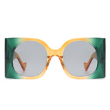 HS2158 - Women Oversize Chunky Fashion Luxury Wholesale Sunglasses