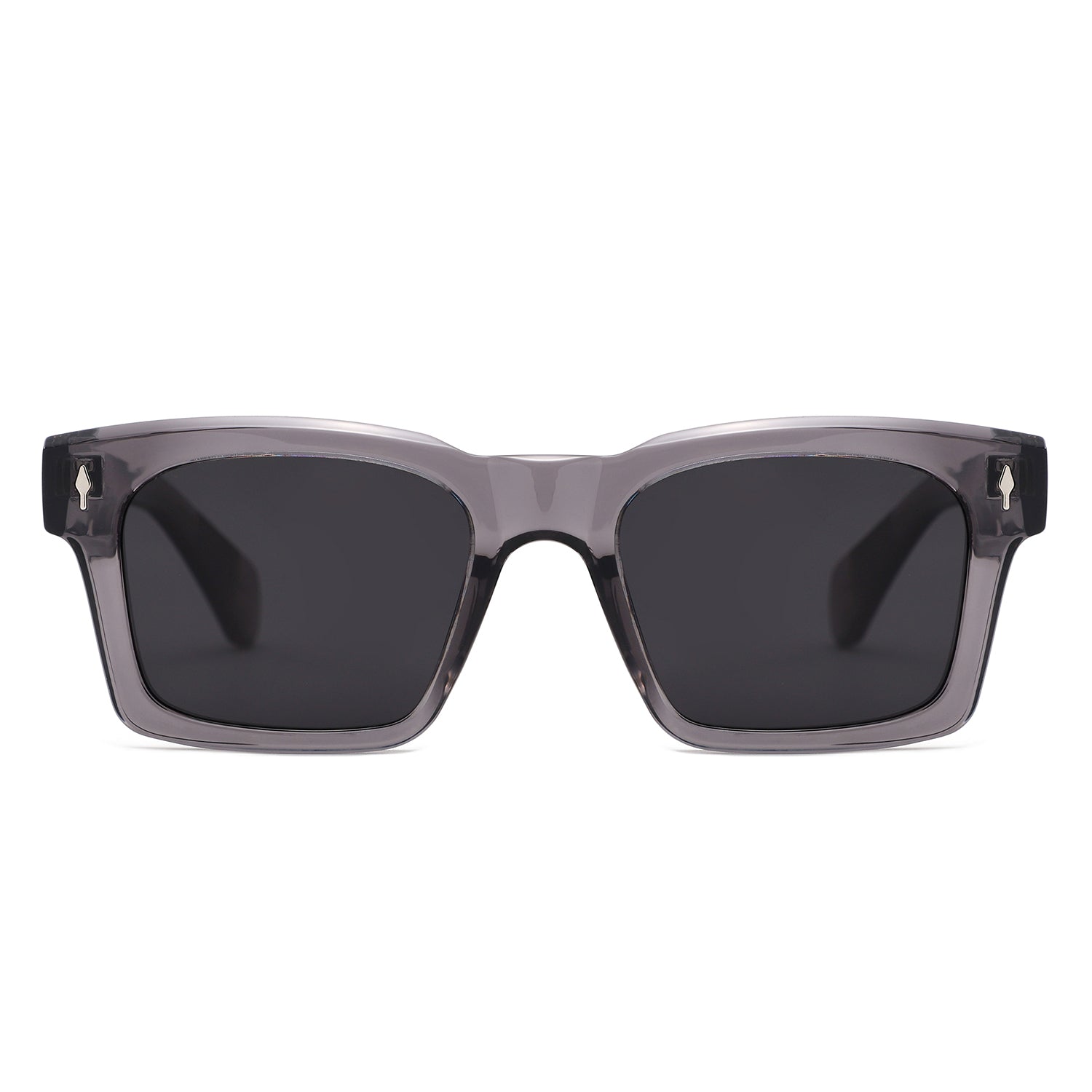 P/C009 - Retro Bold Modern Fashion Square Wholesale Sunglasses - Iris Fashion