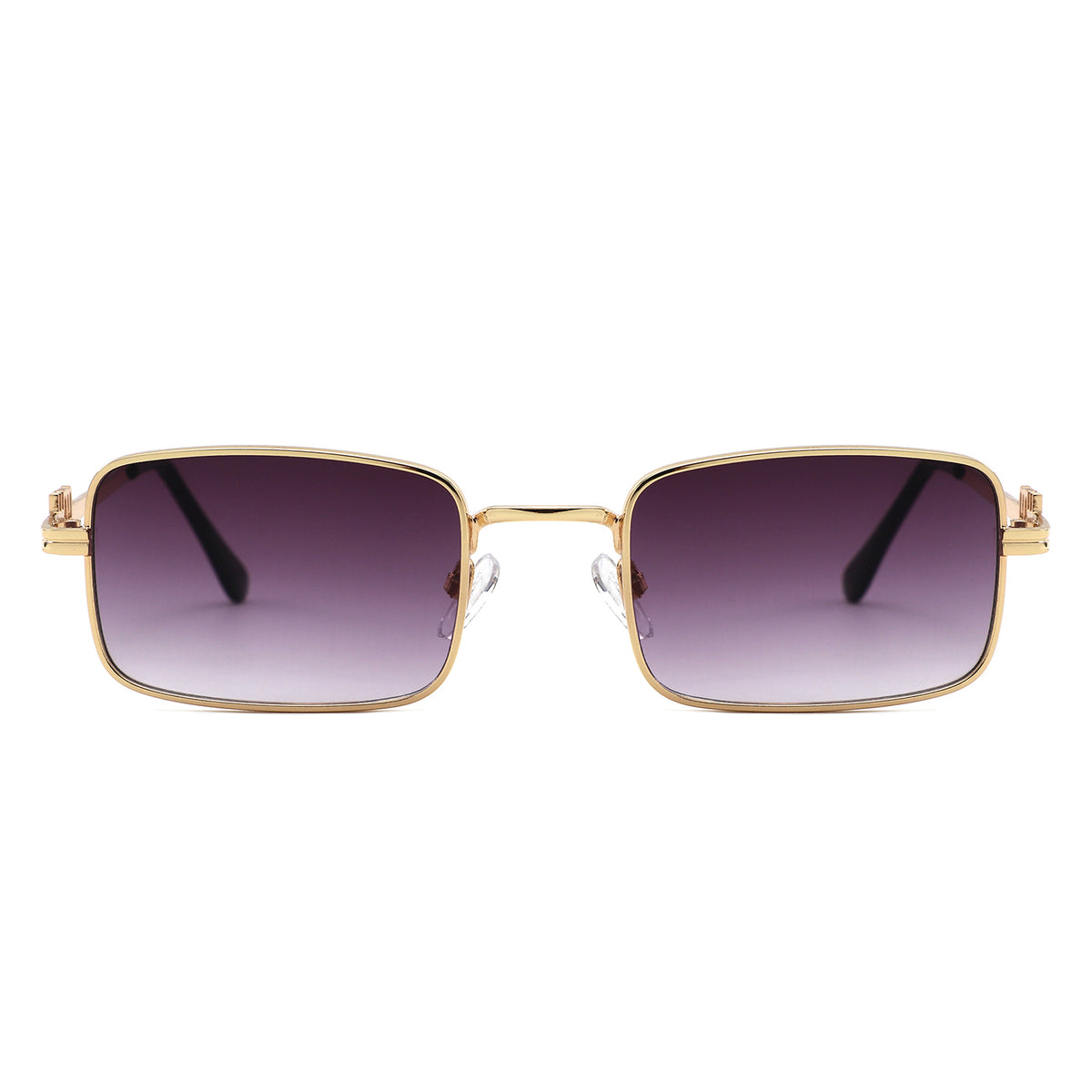 HJ2151 - Women Slim Rectangle Metal Fashion Sunglasses