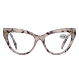 HR1001 - Women Cat Eye Reading Glasses - Iris Fashion