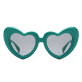 HS1282 - Heart Shaped Chunky Novelty Party Wholesale Sunglasses