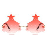 HW2061 - Christmas Tree Tinted Novelty Wholesale Sunglasses