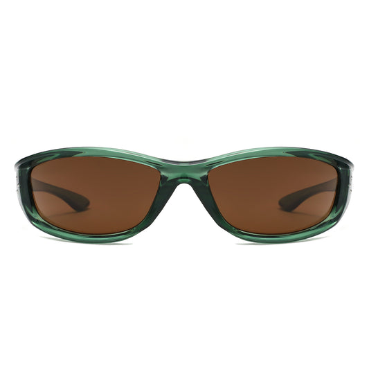 HS2229 - Retro Y2K Sport Wrap Narrow Rectangle Wholesale Sunglasses