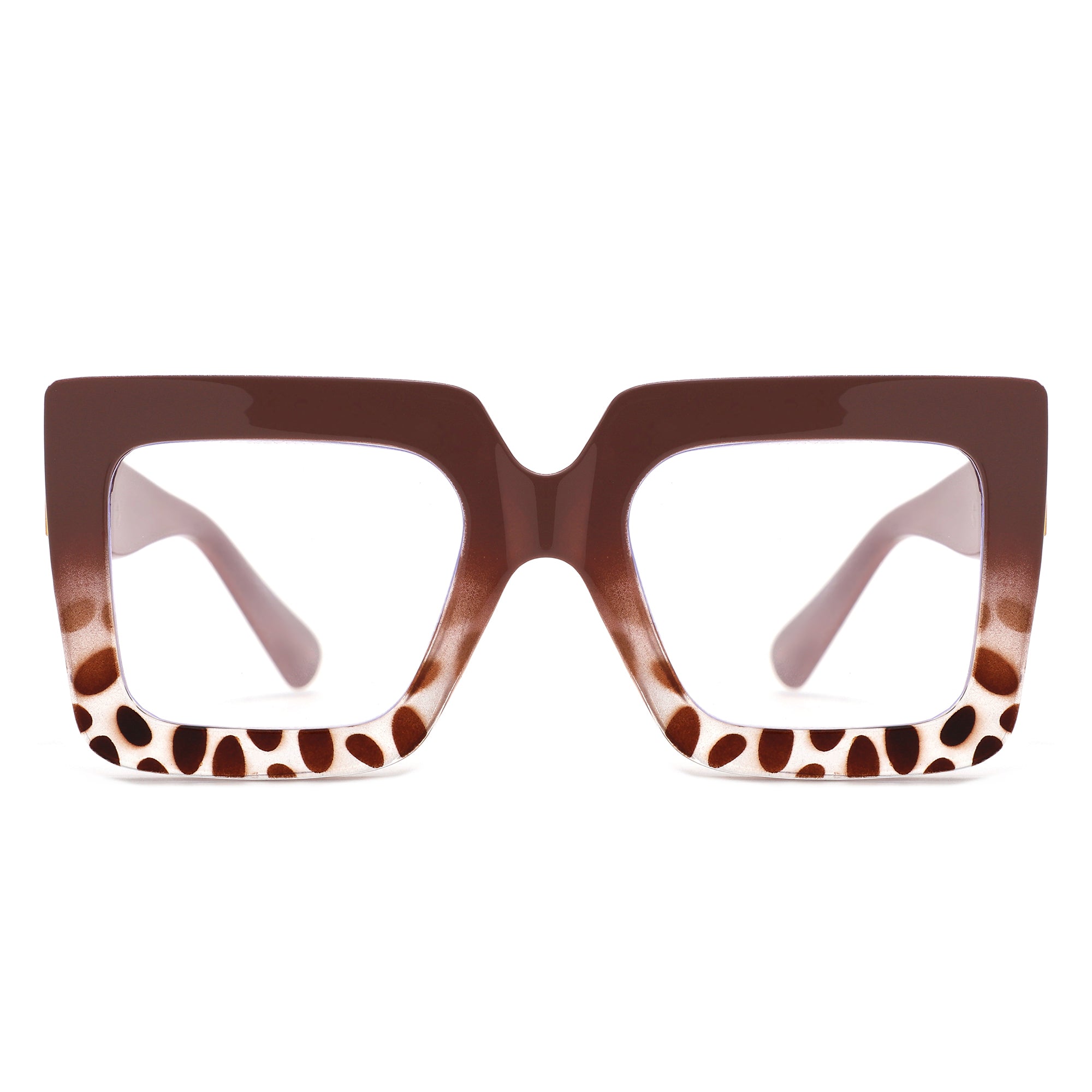 HB1004 - Oversized Square Blue Light Blocking Glasses - Iris Fashion