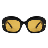 HS1431 - Oversized Square Retro Fashion Women Sunglasses