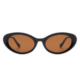 HS1263 - Women Chic Retro Oval Fashion Round Wholesale Sunglasses