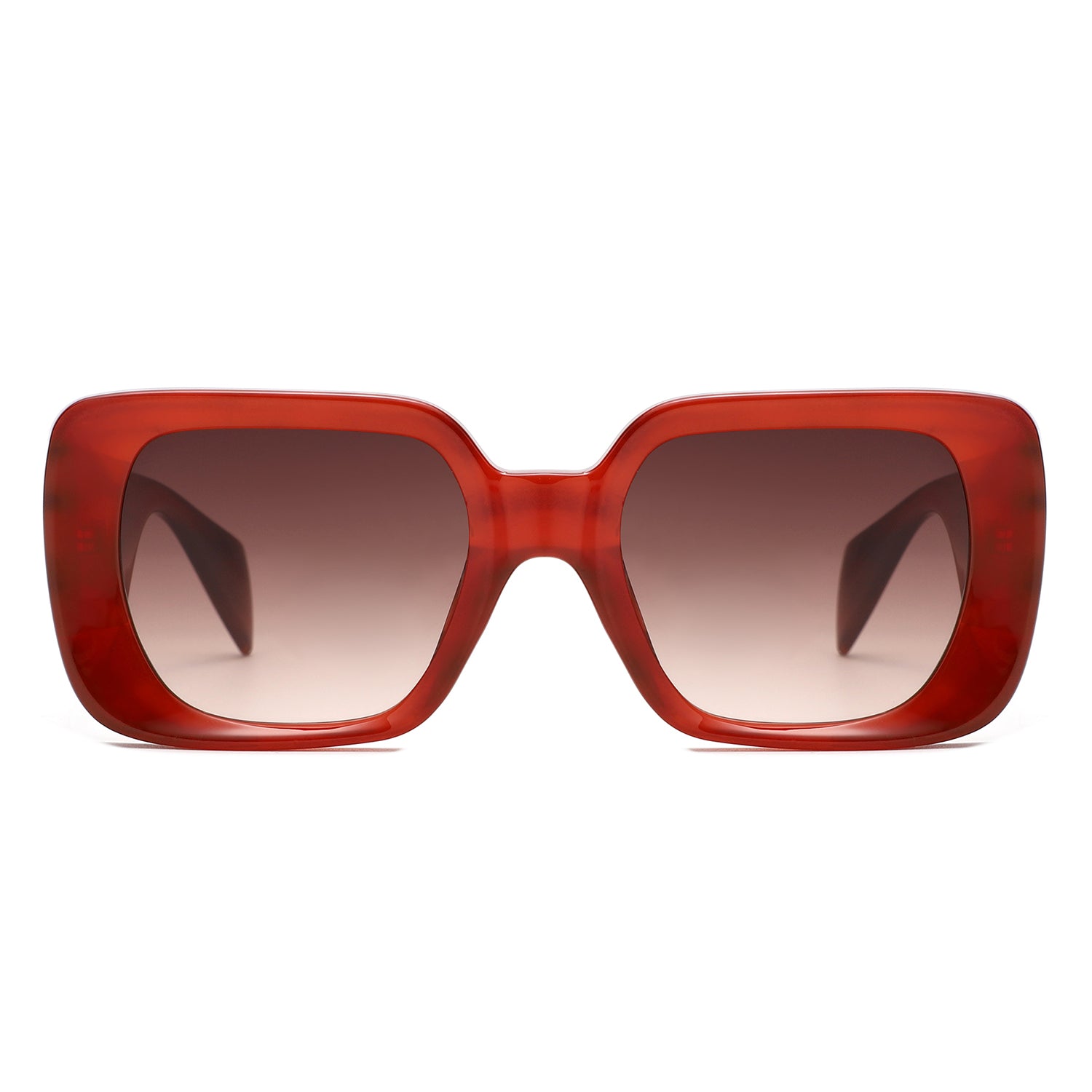 HS2222 - Oversized Chunky Fashion Square Sunglasses - Iris Fashion