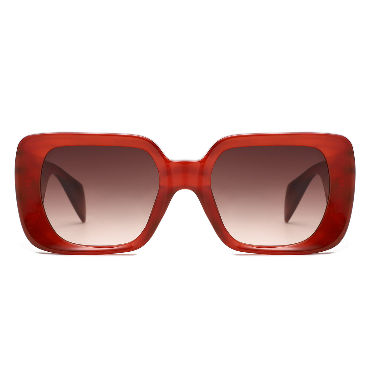 HS2222 - Oversized Chunky Fashion Square Sunglasses - Iris Fashion