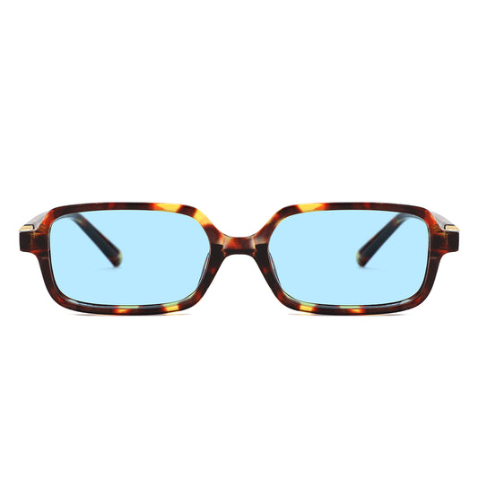HS1423 - Rectangle Slim Modern Square Sunglasses