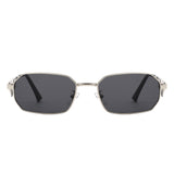 HJ2078 - Rectangle Retro Narrow Geometric Square Wholesale Sunglasses