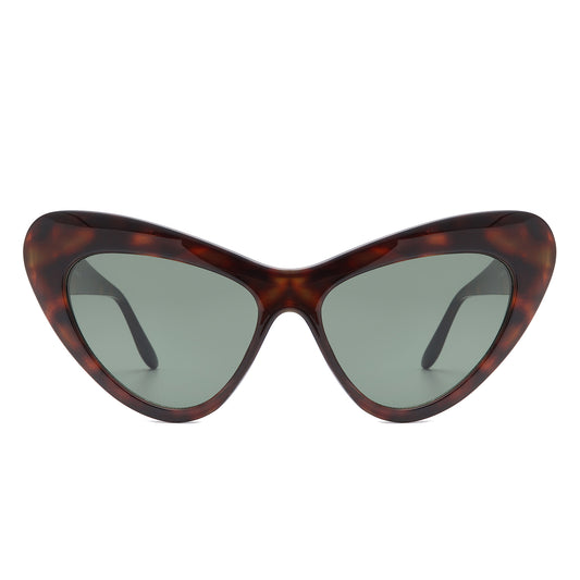 S1237 - Women High Pointed Cat Eye Fashion Wholesale Sunglasses