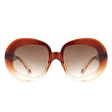 HS1278 - Oversize Geometric Oval Fashion Women Round Wholesale Sunglasses