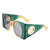 HS2158 - Women Oversize Chunky Fashion Luxury Wholesale Sunglasses