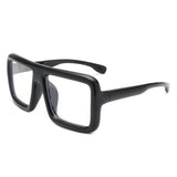 HS1281 - Oversize Square Flat Top Women Fashion Wholesale Sunglasses