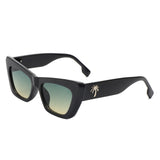 HS1259 - Women Square Chic Tinted Retro Cat Eye Fashion Wholesale Sunglasses