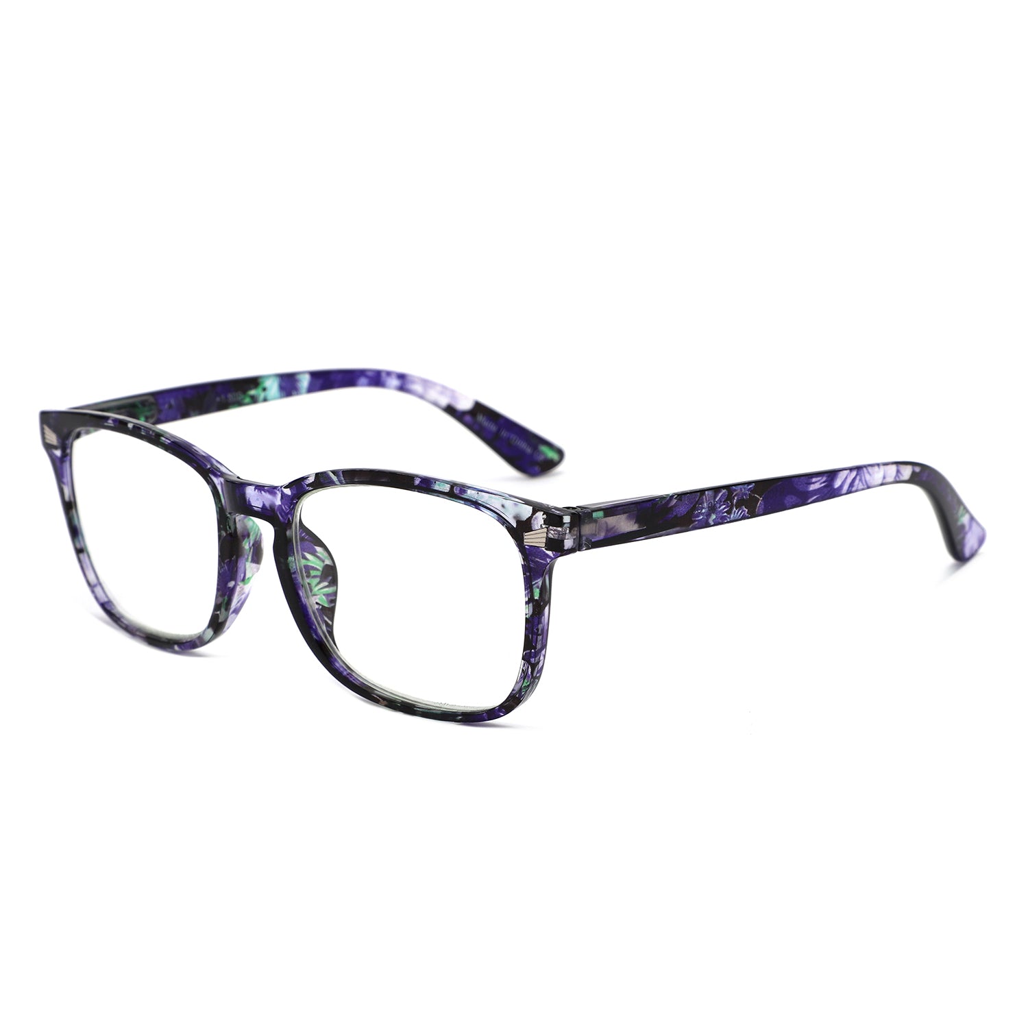 R1002 - Classic Rectangle Reading Glasses - Iris Fashion