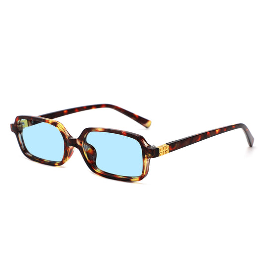 HS1423 - Rectangle Slim Modern Square Sunglasses