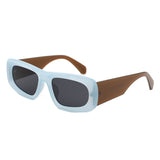 HS1298 - Rectangle Retro Narrow Vintage Fashion Square Wholesale Sunglasses