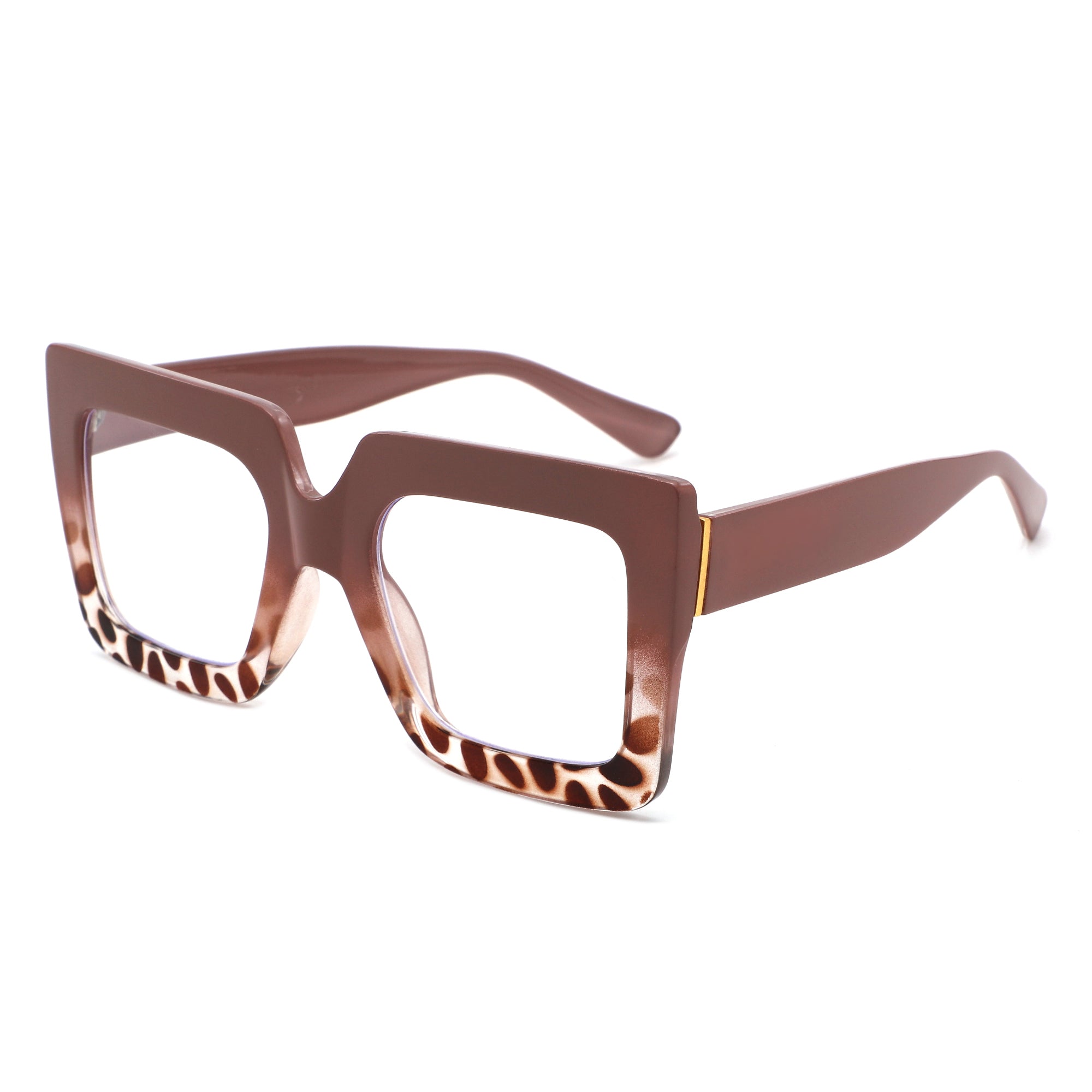 HB1004 - Oversized Square Blue Light Blocking Glasses - Iris Fashion