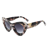 HS2133 - Women Fashion Retro Round Cat Eye Wholesale Sunglasses