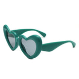 HS1282 - Heart Shaped Chunky Novelty Party Wholesale Sunglasses