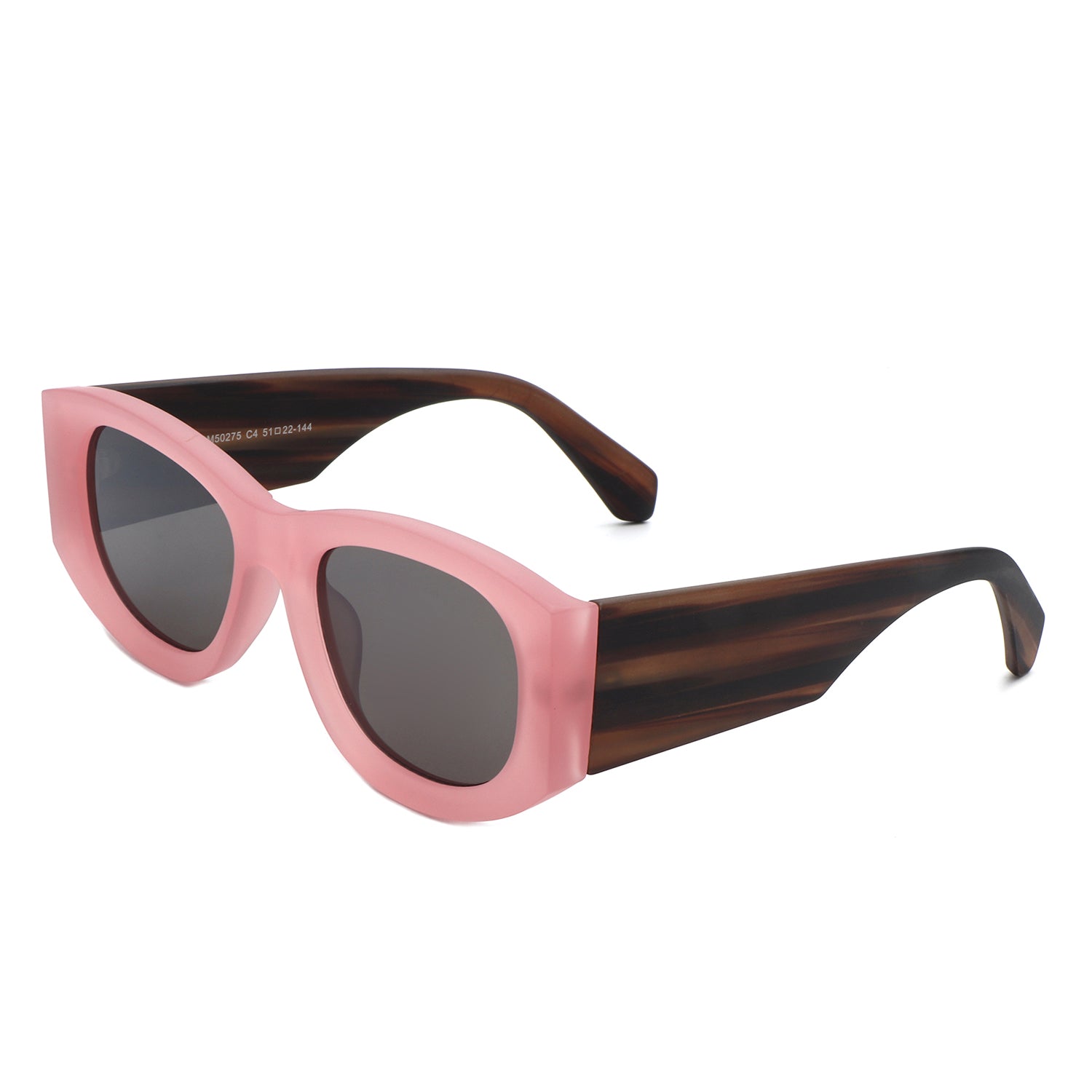S1229 - Women Chunky Retro Oval Fashion Wholesale Sunglasses