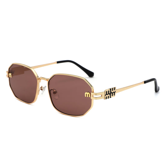 HJ2153 - Women Metal Octagon Square Sunglasses