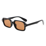 HS1432 - Slim Rectangle Narrow Fashion Sunglasses