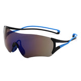 HS2263 - Rimless Performance Wraparound Shield Sport Sunglasses