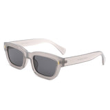 S1242 - Square Retro Narrow Rectangular Fashion Wholesale Sunglasses