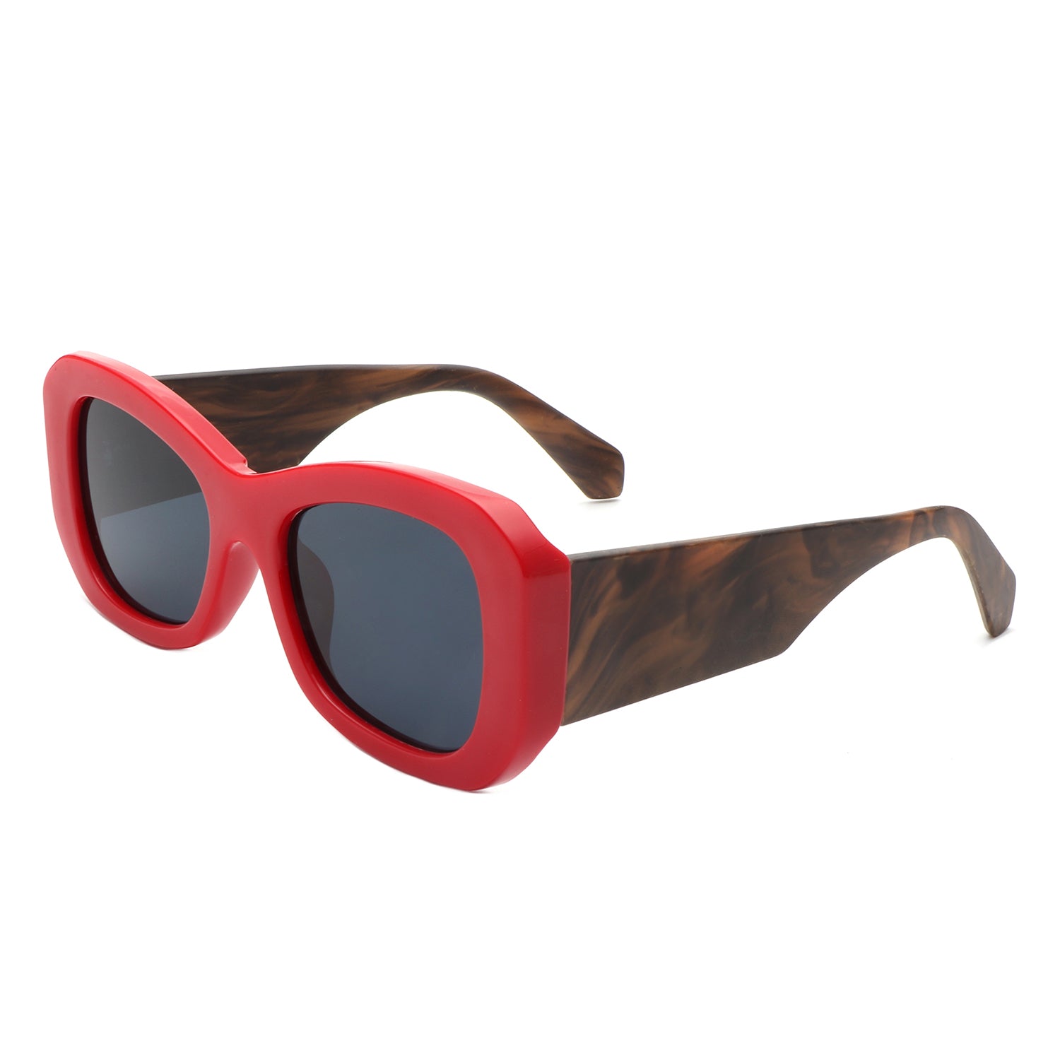 HS1261 - Square Retro Chunky Oval Fashion Women Wholesale Sunglasses
