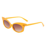 HS1213 - Women Chic Fashion Narrow Oval Butterfly Shape Cat Eye Wholesale Sunglasses