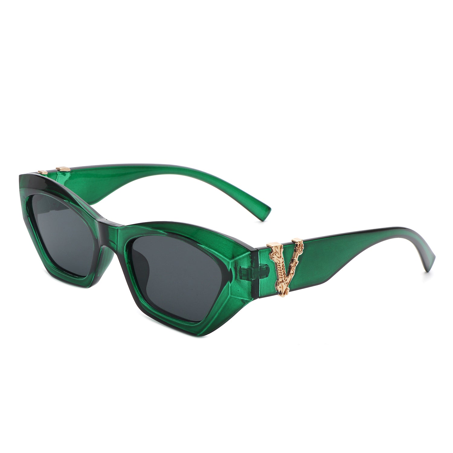 HS1232 - Women Square Retro Fashion Cat Eye Wholesale Sunglasses