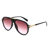 HS2262 - Women Oversized Fashion Aviator Sunglasses