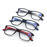 HR1003 - Classic Rectangle Reading Glasses - Iris Fashion