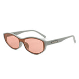HS2260 - Slim Retro Rectangle Sunglasses
