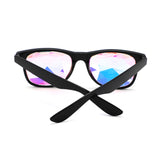 067 - Square Reto Mirrored Prism Lens Sunglasses
