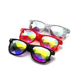 067 - Square Reto Mirrored Prism Lens Sunglasses