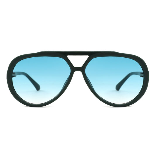 HS2269 - Round Oversized Fashion Aviator Sunglasses - Iris Fashion