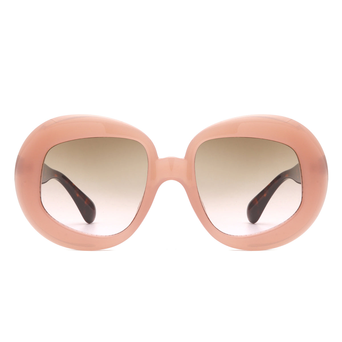HS1278 - Oversize Geometric Oval Fashion Women Round Wholesale Sunglasses